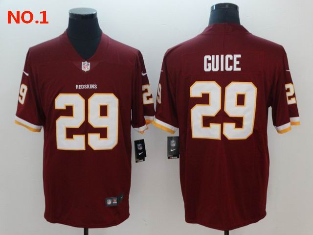 Men's Washington Redskins #29 Derrius Guice Jerseys-15